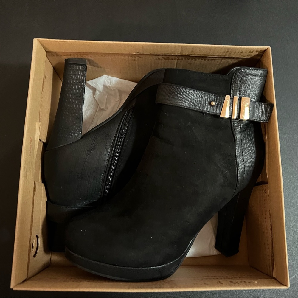Black Ankle Booties